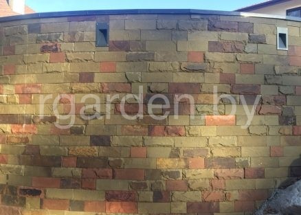 Плитка из песчаника Серо-зеленый