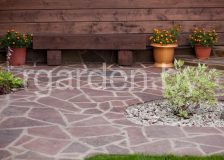 Песчаник Терракотово-красный для мощения