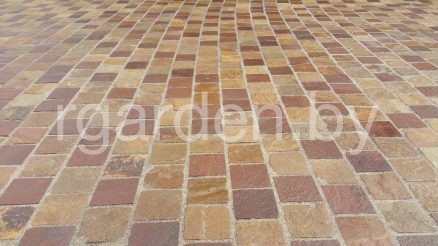Брусчатка пиленая из песчаника Желтый для мощения