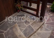 Песчаник серо-зеленый для мощения