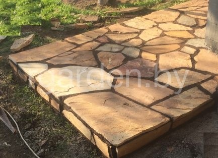 Сланец Персик для мощения