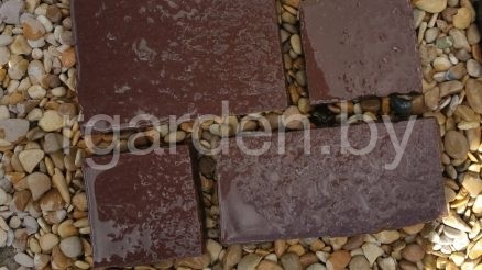 Брусчатка из плитняка Лемезит бордо колотая для мощения
