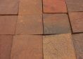 Брусчатка пиленая из песчаника Терракотово-красный для мощения