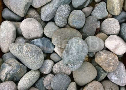 Галька речная Синяя