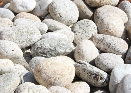 Галька речная Белая