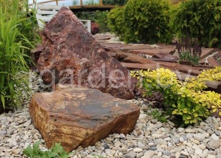 Валун Яшма сургучная