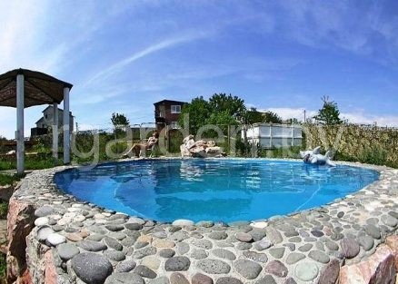 Галька речная Цветная плоская