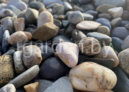 Галька речная Цветная круглая