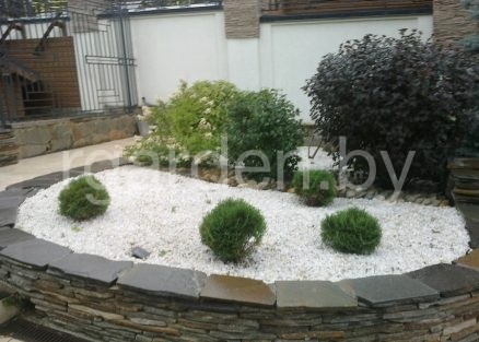 Мраморная Крошка Белая