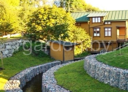 Подпорные стенки и элементы зонирования