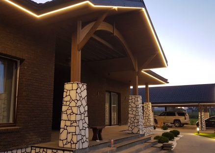 Мрамор Белый галтованный