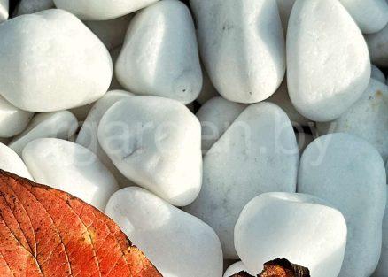 Галька мраморная Белая Тасос