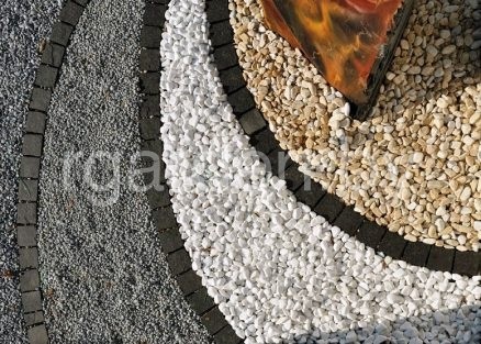 Галька мраморная Белая Тасос