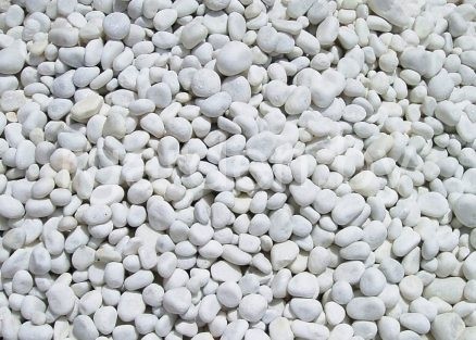 Галька мраморная Белая Тасос