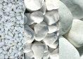 Галька мраморная Белая Тасос