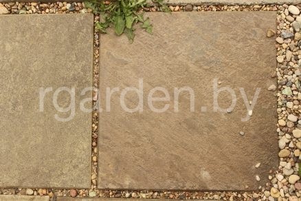 Плиты ступовые пиленые из песчаника серо-зелёный