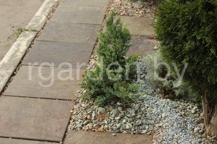 Плиты ступовые пиленые из песчаника серо-зелёный