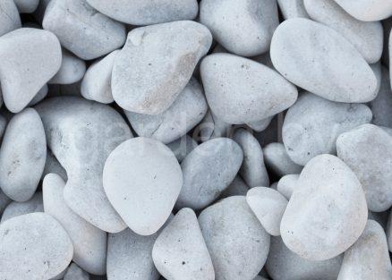 Галька мраморная Бьянко Каррара