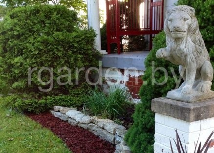 Крошка вулканическая Red Lava