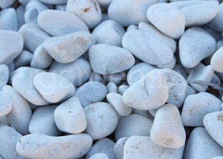 Галька мраморная Бьянко Каррара