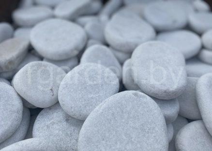 Галька мраморная Бьянко Каррара