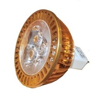 Лампа LED ABR MR16-3LED-12V-3W- WW GOLD