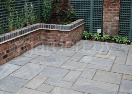 Плиты из кварцита Кавалас с колотым краем