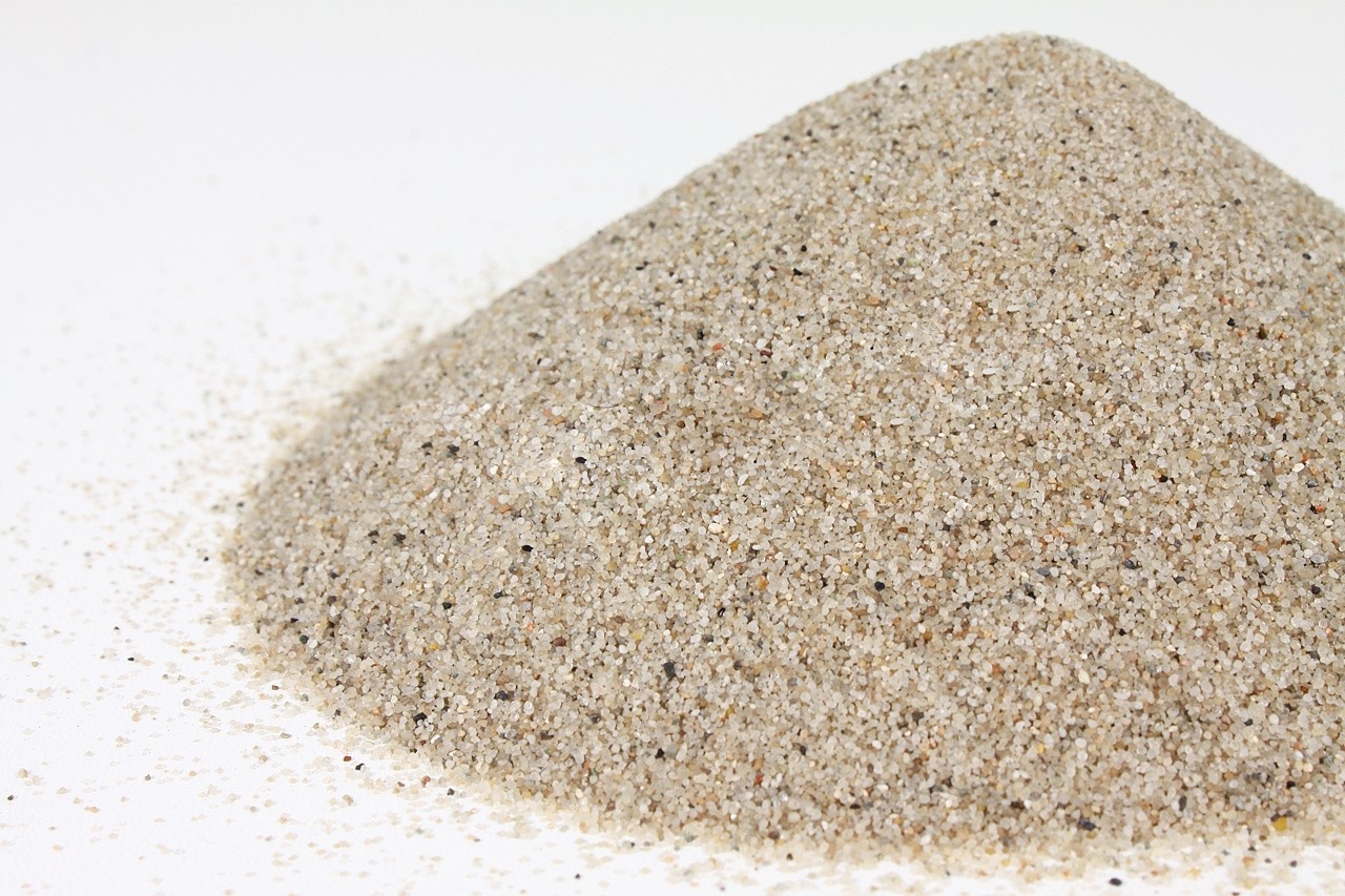 Песок кварцевый фракция 0.5-1.5