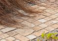 Брусчатка из песчаника Желтый колотая для мощения