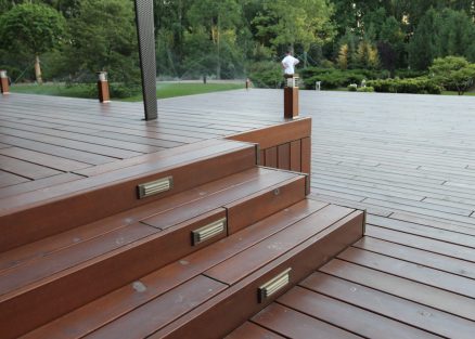 Светильник для дорожек из Тика TSS-8-SHORT