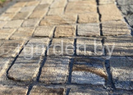 Брусчатка из песчаника Желтый колотая для мощения