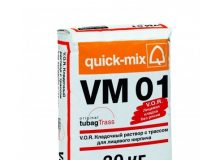 Кладочный раствор для лицевого кирпича VM 01 quick-mix