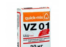 Кладочный раствор для лицевого кирпича VZ 01 quick-mix
