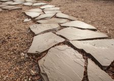 Песчаник Серо-зеленый элит пошаговый 3-4см