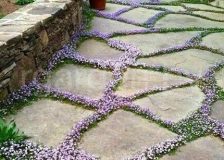 Песчаник Серо-зеленый пошаговый галтованный