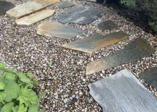 Пошаговые плиты из сланца Сильвер