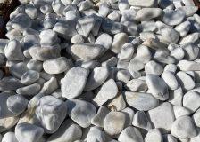 Галька мраморная Белая