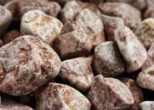 Галька мраморная розовая