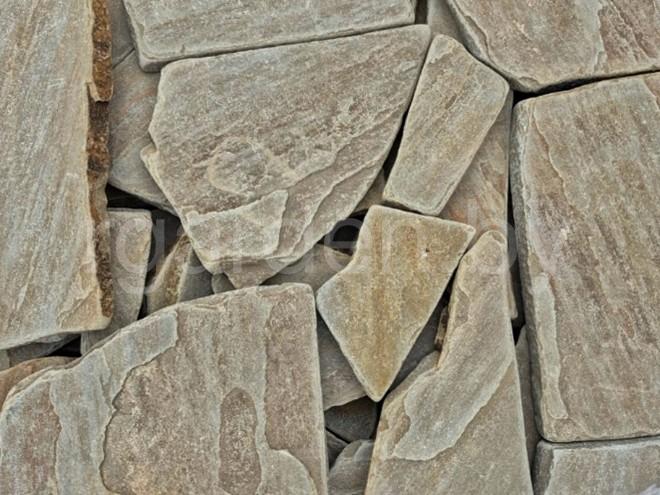 Песчаник «Опавшая листва» для облицовки галтованный